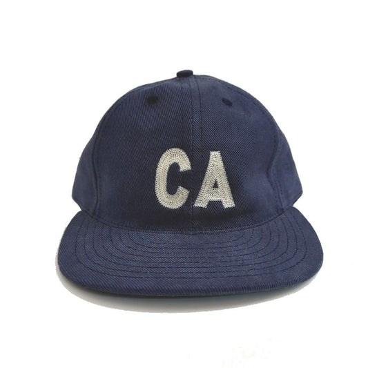 COOPERSTOWN BALL CAP / CALIFORNIA(CA) / BEEFY BRUSHED BULL DENIM CAP / NAVY/ 12OZ / MADE IN USA