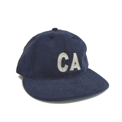 COOPERSTOWN BALL CAP / CALIFORNIA(CA) / BEEFY BRUSHED BULL DENIM CAP / NAVY/ 12OZ / MADE IN USA