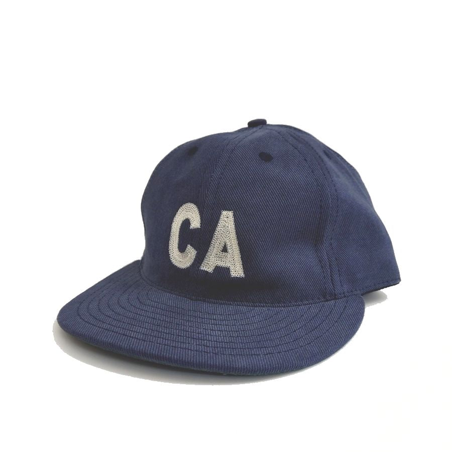 COOPERSTOWN BALL CAP / CALIFORNIA(CA) / BEEFY BRUSHED BULL DENIM CAP / NAVY/ 12OZ / MADE IN USA