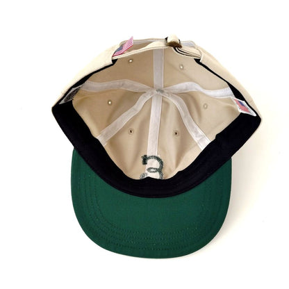 COOPERSTOWN BALL CAP / 1939 NEWARK EAGLES / STONE×GREEN / CHAIN STITCH【SPECIAL ORDER COLOR】 MADE IN USA