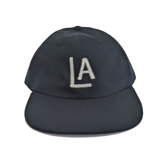 COOPERSTOWN BALL CAP / 1943 LOSANGELES ENGELES(Chain Stich) / BLACK / MADE IN USA