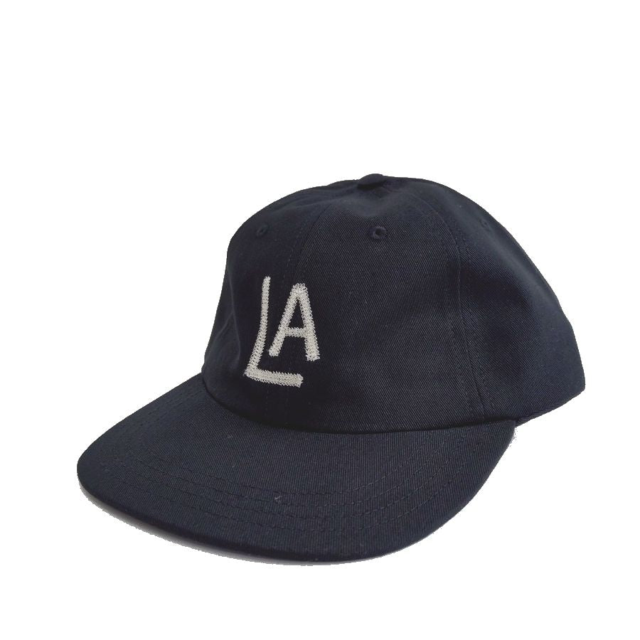 COOPERSTOWN BALL CAP / 1943 LOSANGELES ENGELES(Chain Stich) / BLACK / MADE IN USA