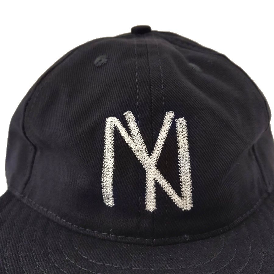 COOPERSTOWN BALL CAP / 1935 NEWYORK BLACK YANKEES / BRUSHED COTTON TWILL / SOFT VISOR / D-RING / BLACK / CHAIN STITCH / MADE IN USA