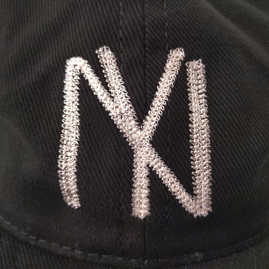COOPERSTOWN BALL CAP / 1935 NEWYORK BLACK YANKEES / BRUSHED COTTON TWILL / SOFT VISOR / D-RING / BLACK / CHAIN STITCH / MADE IN USA