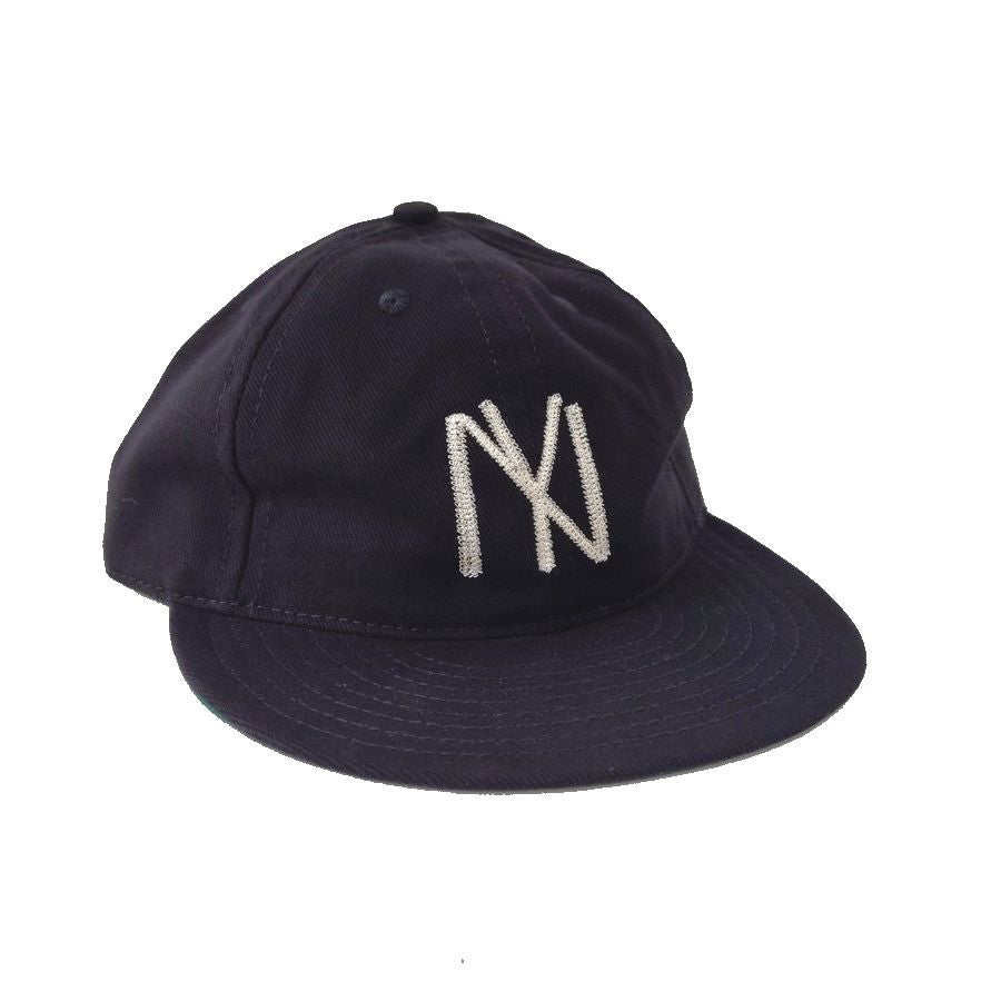 COOPERSTOWN BALL CAP / 1935 NEWYORK BLACK YANKEES / BRUSHED COTTON TWILL / SOFT VISOR / D-RING / BLACK / CHAIN STITCH / MADE IN USA