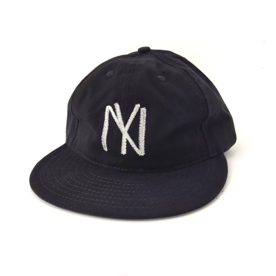 COOPERSTOWN BALL CAP / 1935 NEWYORK BLACK YANKEES / BRUSHED COTTON TWILL / SOFT VISOR / D-RING / BLACK / CHAIN STITCH / MADE IN USA