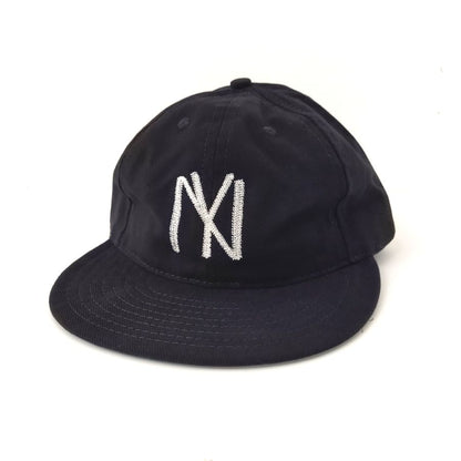 COOPERSTOWN BALL CAP / 1935 NEWYORK BLACK YANKEES / BRUSHED COTTON TWILL / SOFT VISOR / D-RING / BLACK / CHAIN STITCH / MADE IN USA