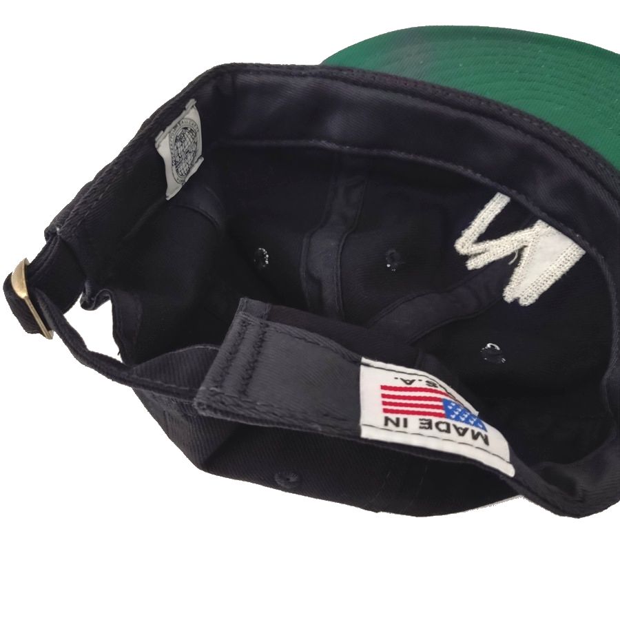 COOPERSTOWN BALL CAP / 1935 NEWYORK BLACK YANKEES / BRUSHED COTTON TWILL / SOFT VISOR / D-RING / BLACK / CHAIN STITCH / MADE IN USA
