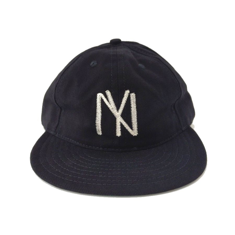 COOPERSTOWN BALL CAP / 1935 NEWYORK BLACK YANKEES / BRUSHED COTTON TWILL / SOFT VISOR / D-RING / BLACK / CHAIN STITCH / MADE IN USA