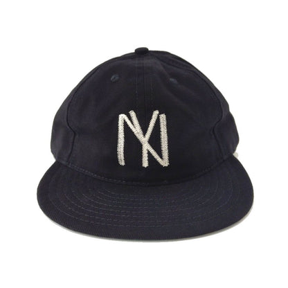 COOPERSTOWN BALL CAP / 1935 NEWYORK BLACK YANKEES / BRUSHED COTTON TWILL / SOFT VISOR / D-RING / BLACK / CHAIN STITCH / MADE IN USA