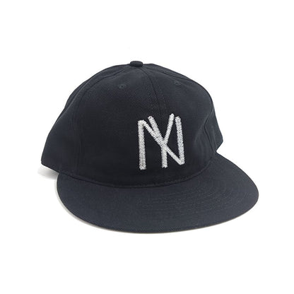 COOPERSTOWN BALL CAP / 1935 NEWYORK BLACK YANKEES / BRUSHED COTTON TWILL / SOFT VISOR / SNAP / CHAIN STITCH / BLACK / SPECIAL ORDER / MADE IN USA