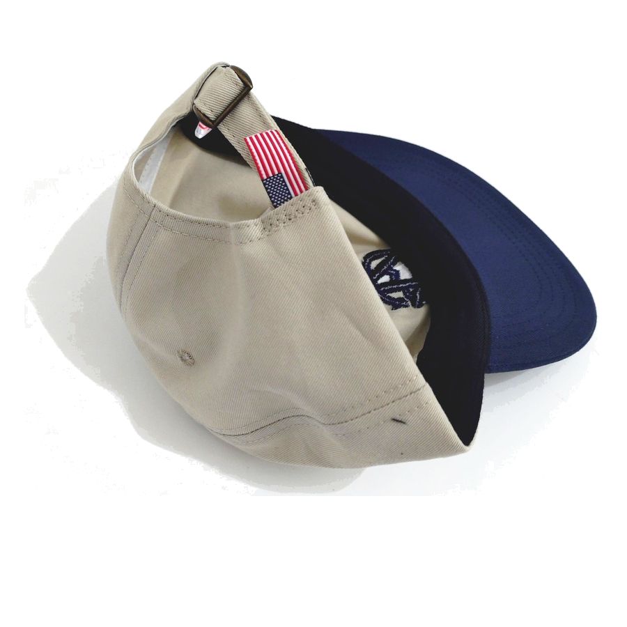 COOPERSTOWN BALL CAP / 1926 CHICAGO AMERICAN GIANTS / STONE×NAVY / SPECIAL ORDER COLOR /  Made IN USA