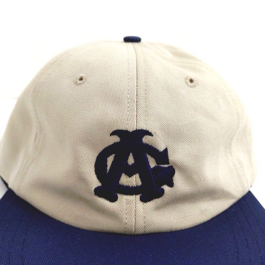 COOPERSTOWN BALL CAP / 1926 CHICAGO AMERICAN GIANTS / STONE×NAVY / SPECIAL ORDER COLOR /  Made IN USA