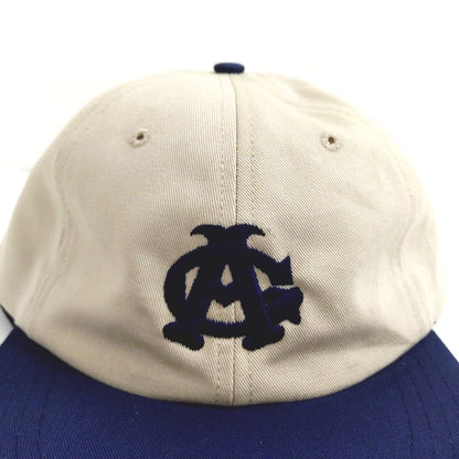 COOPERSTOWN BALL CAP / 1926 CHICAGO AMERICAN GIANTS / STONE×NAVY / SPECIAL ORDER COLOR /  Made IN USA