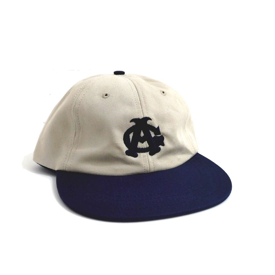 COOPERSTOWN BALL CAP / 1926 CHICAGO AMERICAN GIANTS / STONE×NAVY / SPECIAL ORDER COLOR /  Made IN USA