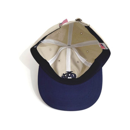 COOPERSTOWN BALL CAP / 1926 CHICAGO AMERICAN GIANTS / STONE×NAVY / SPECIAL ORDER COLOR /  Made IN USA