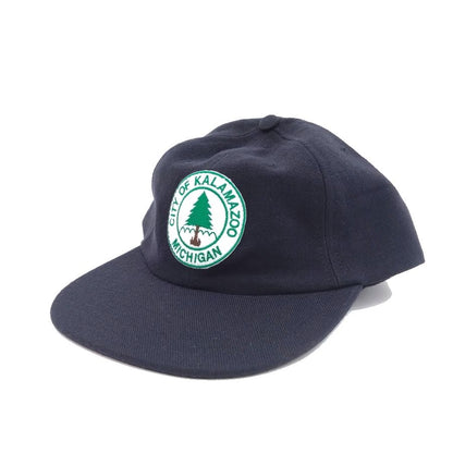 COOPERSTOWN BALL CAP / 1949 KALAMAZOO LASSIES / WOOLSAGE / NAVY / PATCH / SNAP / MADE IN USA
