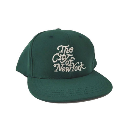 COOPERSTOWN BALL CAP / The City Of Newyork / HIGH-CROWN / GREEN / SNAP / MADE IN USA