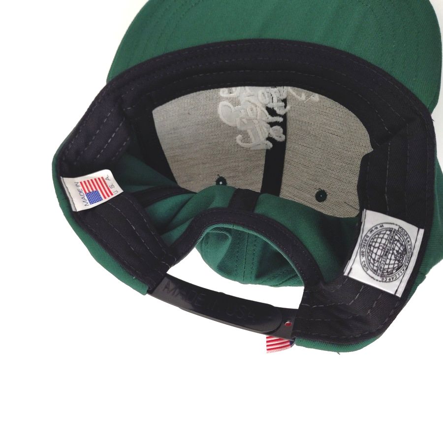 COOPERSTOWN BALL CAP / The City Of Newyork / HIGH-CROWN / GREEN / SNAP / MADE IN USA