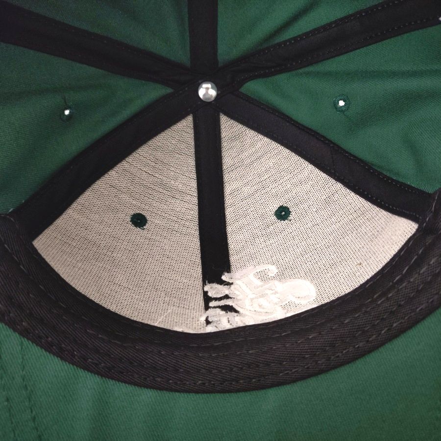 COOPERSTOWN BALL CAP / The City Of Newyork / HIGH-CROWN / GREEN / SNAP / MADE IN USA