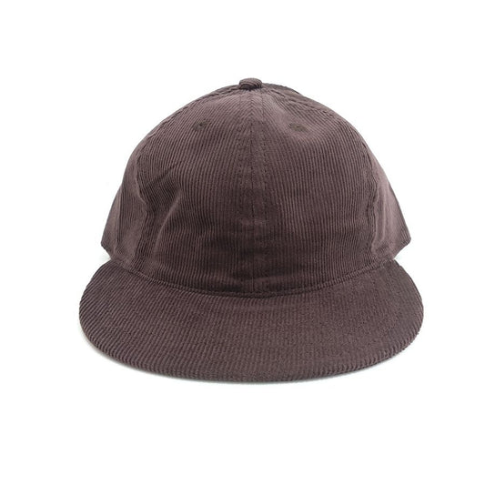 COOPERSTOWN BALL CAP / CORDUROY / SOLID / BROWN / SOFT VISOR / SPECIAL ORDER MODEL / MADE IN USA