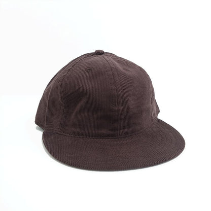 COOPERSTOWN BALL CAP / CORDUROY / SOLID / BROWN / SOFT VISOR / SPECIAL ORDER MODEL / MADE IN USA