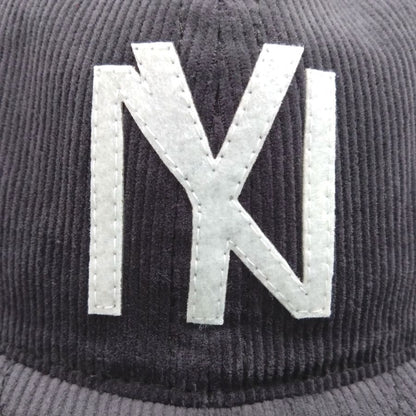 COOPERSTOWN BALL CAP / CORDUROY CAP / 1935 NEWYORK BLACK YANKEES / GRAY / SOFT VISOR / FELT / SPECIAL ORDER MODEL / MADE IN USA