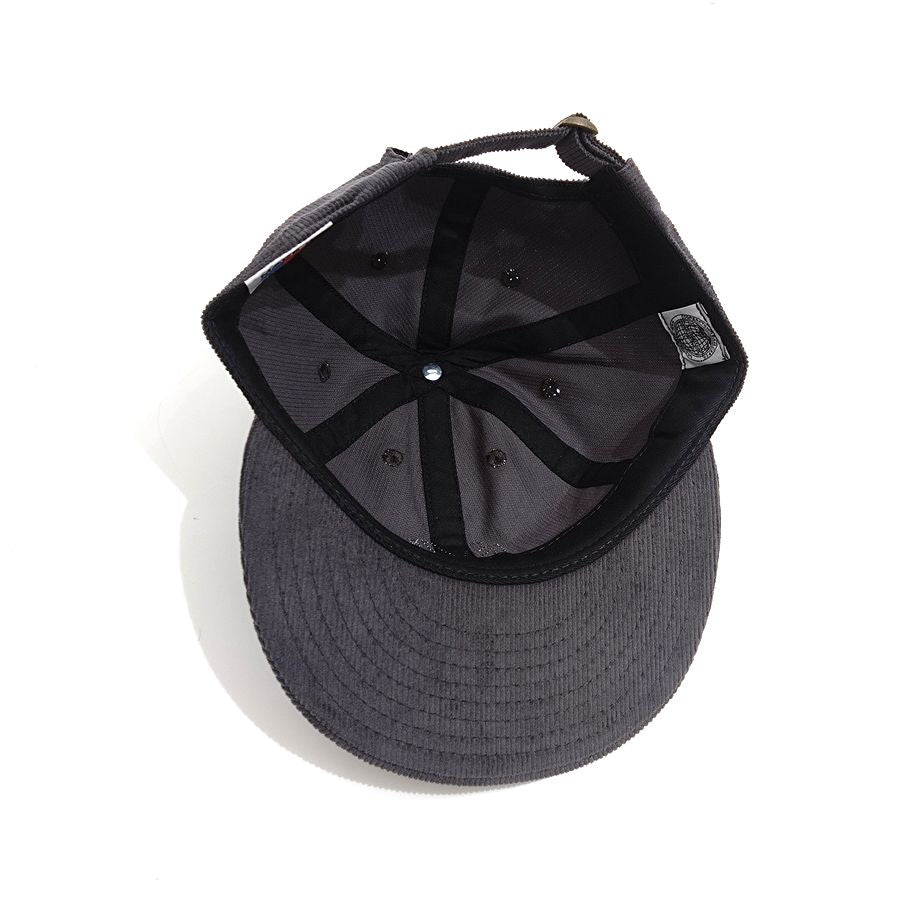 COOPERSTOWN BALL CAP / CORDUROY CAP / 1935 NEWYORK BLACK YANKEES / GRAY / SOFT VISOR / FELT / SPECIAL ORDER MODEL / MADE IN USA