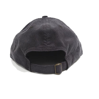 COOPERSTOWN BALL CAP / CORDUROY CAP / 1935 NEWYORK BLACK YANKEES / GRAY / SOFT VISOR / FELT / SPECIAL ORDER MODEL / MADE IN USA