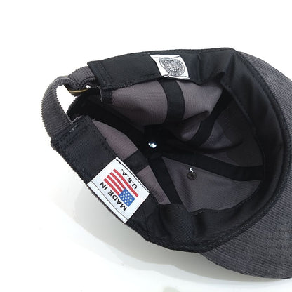 COOPERSTOWN BALL CAP / COUDUROY / SOLID / GRAY / SOFT VISOR / SPECIAL ORDER MODEL / MADE IN USA