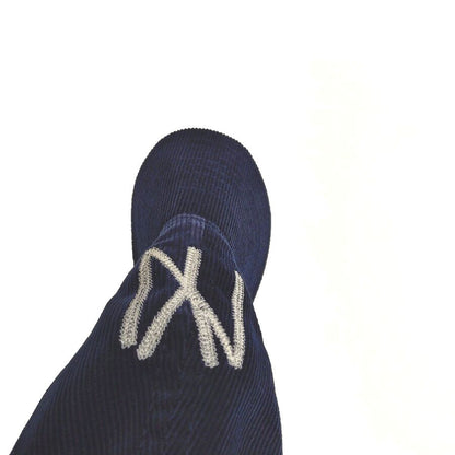 COOPERSTOWN BALL CAP / CORDUROY CAP / 1935 NEWYORK BLACK YANKEES / NAVY / SOFT VISOR / CHAN-STITCH / SPECIAL ORDER MODEL / MADE IN USA