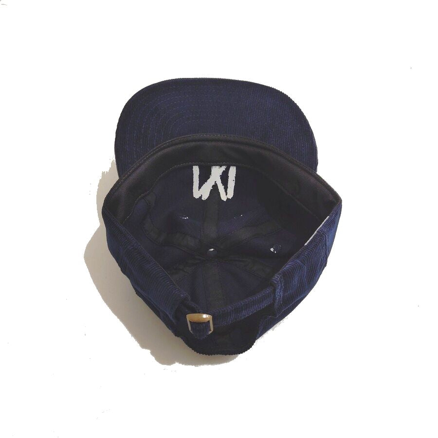 COOPERSTOWN BALL CAP / CORDUROY CAP / 1935 NEWYORK BLACK YANKEES / NAVY / SOFT VISOR / CHAN-STITCH / SPECIAL ORDER MODEL / MADE IN USA