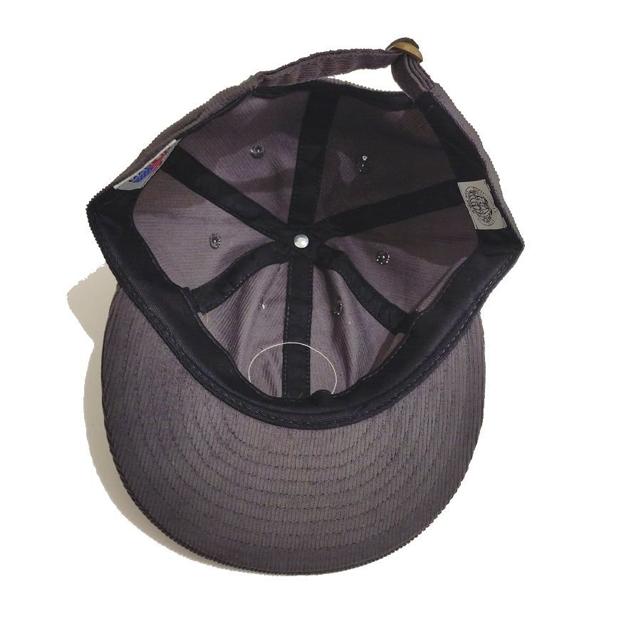 COOPERSTOWN BALL CAP / CORDUROY CAP / COOPERS PATCH  / GRAY / SOFT VISOR / PATCH / SPECIAL ORDER MODEL / MADE IN USA