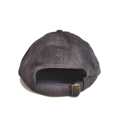 COOPERSTOWN BALL CAP / CORDUROY CAP / COOPERS PATCH  / GRAY / SOFT VISOR / PATCH / SPECIAL ORDER MODEL / MADE IN USA