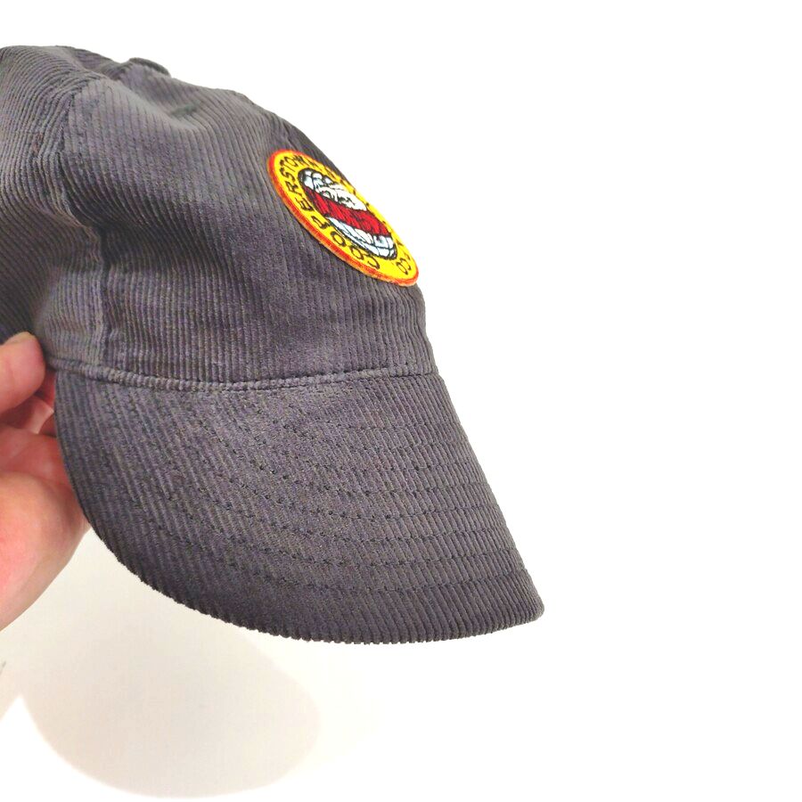 COOPERSTOWN BALL CAP / CORDUROY CAP / COOPERS PATCH  / GRAY / SOFT VISOR / PATCH / SPECIAL ORDER MODEL / MADE IN USA