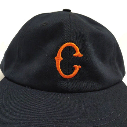 COOPERSTOWN BALL CAP / 1928 PITTSBURGH CRAWFORD / BLACK(ORANGE LOGO) MADE IN USA