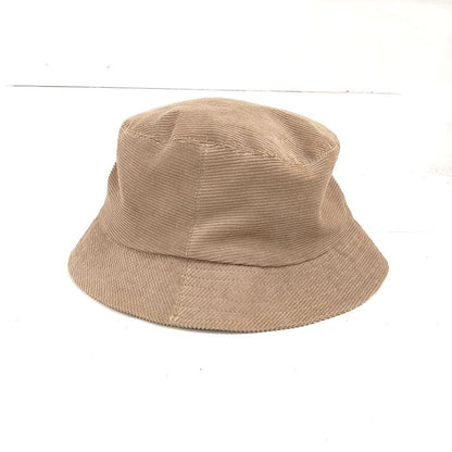 Au Vrai Chic BRITAIN / BUCKET HAT / CORDUROY / BEIGE / SIZE：7 3/8 / MADE IN ENGLAND
