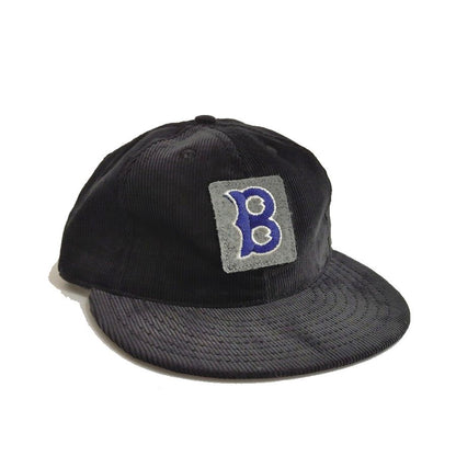 COOPERSTOWN BALL CAP / CORDUROY CAP / BOSTON RED SOX / BLACK / SOFT VISOR / PATCH / SPECIAL ORDER MODEL / MADE IN USA