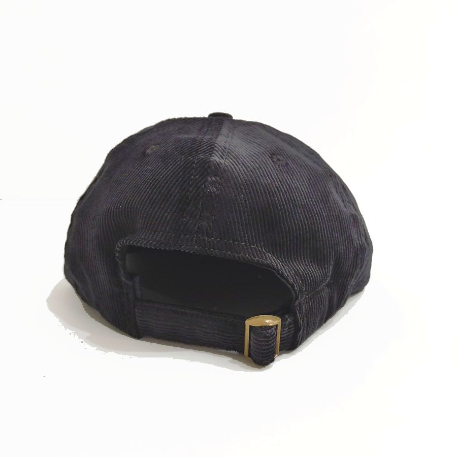 COOPERSTOWN BALL CAP / CORDUROY CAP / BOSTON RED SOX / BLACK / SOFT VISOR / PATCH / SPECIAL ORDER MODEL / MADE IN USA