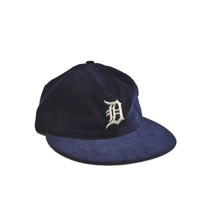 COOPERSTOWN BALL CAP / CORDUROY CAP / 1953 DALLAS EAGLES / BLACK / SOFT VISOR / NAVY / SPECIAL ORDER MODEL / MADE IN USA