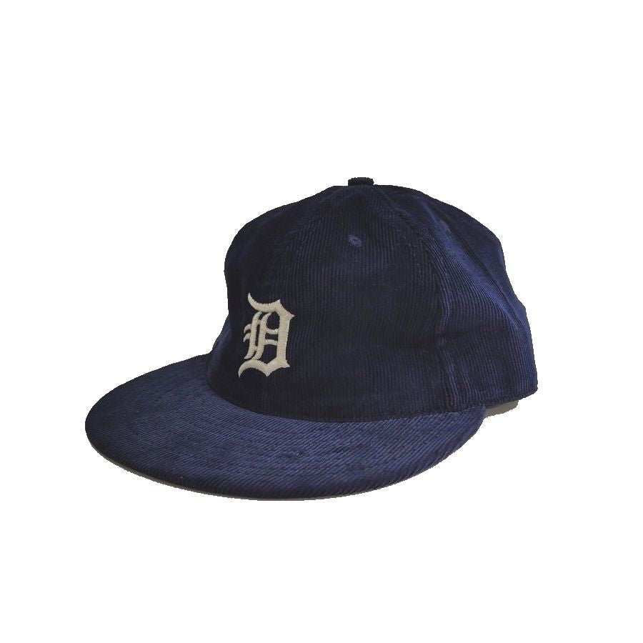 COOPERSTOWN BALL CAP / CORDUROY CAP / 1953 DALLAS EAGLES / BLACK / SOFT VISOR / NAVY / SPECIAL ORDER MODEL / MADE IN USA