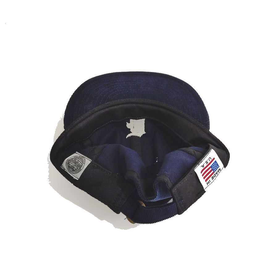 COOPERSTOWN BALL CAP / CORDUROY CAP / 1953 DALLAS EAGLES / BLACK / SOFT VISOR / NAVY / SPECIAL ORDER MODEL / MADE IN USA