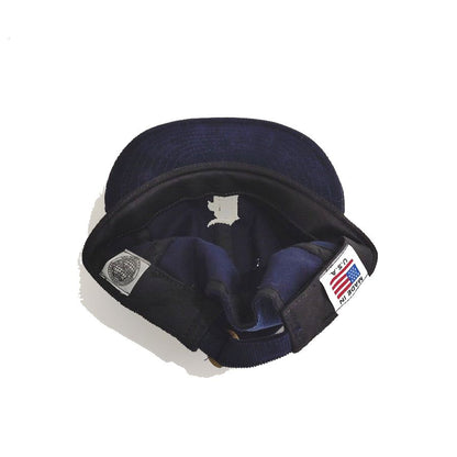 COOPERSTOWN BALL CAP / CORDUROY CAP / 1953 DALLAS EAGLES / BLACK / SOFT VISOR / NAVY / SPECIAL ORDER MODEL / MADE IN USA