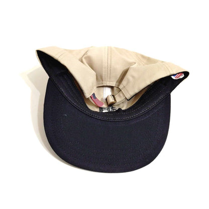 COOPERSTOWN BALL CAP / COOPERS LOGO PATCH / STONE×NAVY / SPECIAL ORDER COLOR / MADE IN USA