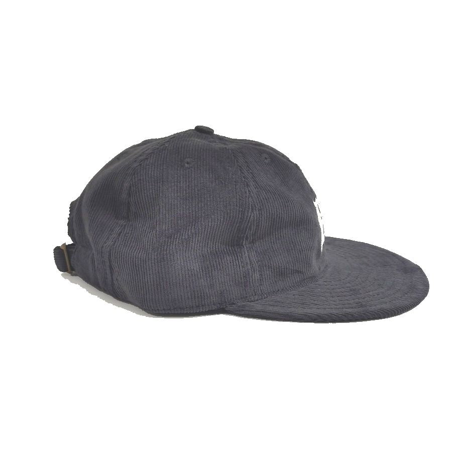 COOPERSTOWN BALL CAP / CORDUROY CAP / COOPERS PATCH  / GRAY / SOFT VISOR / PATCH / SPECIAL ORDER MODEL / MADE IN USA