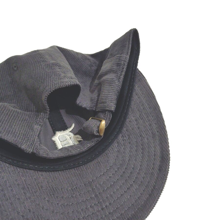 COOPERSTOWN BALL CAP / CORDUROY CAP / 1953 DALLAS EAGLES / GRAY / SOFT VISOR / SPECIAL ORDER MODEL / MADE IN USA