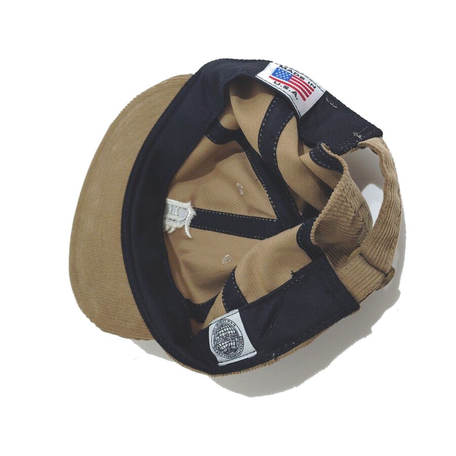 COOPERSTOWN BALL CAP / CORDUROY CAP / 1953 DALLAS EAGLES / KHAKI / SOFT VISOR / SPECIAL ORDER MODEL / MADE IN USA