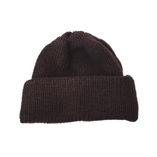 modAS / KNIT CAP / BORKUM / D,BROWN / VIRGIN WOOL / MADE IN GERMANY