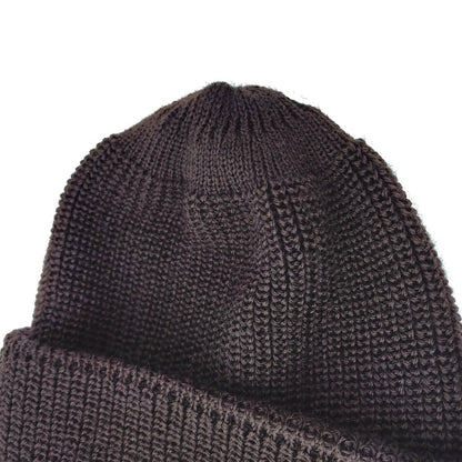 modAS / KNIT CAP / BORKUM / D,BROWN / VIRGIN WOOL / MADE IN GERMANY