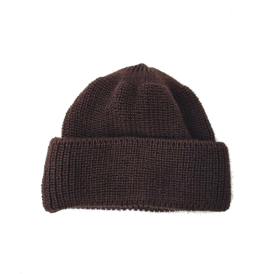 modAS / KNIT CAP / BORKUM / D,BROWN / VIRGIN WOOL / MADE IN GERMANY